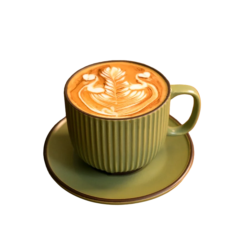 Cappuccino at WINTER CAFE restaurant in Ungasan, Bali