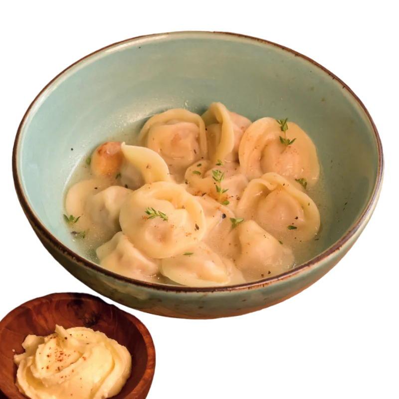 Dumplings Chicken at WINTER CAFE restaurant in Ungasan, Bali