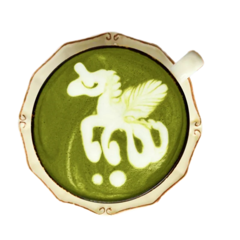Matcha Hot at WINTER CAFE restaurant in Ungasan, Bali