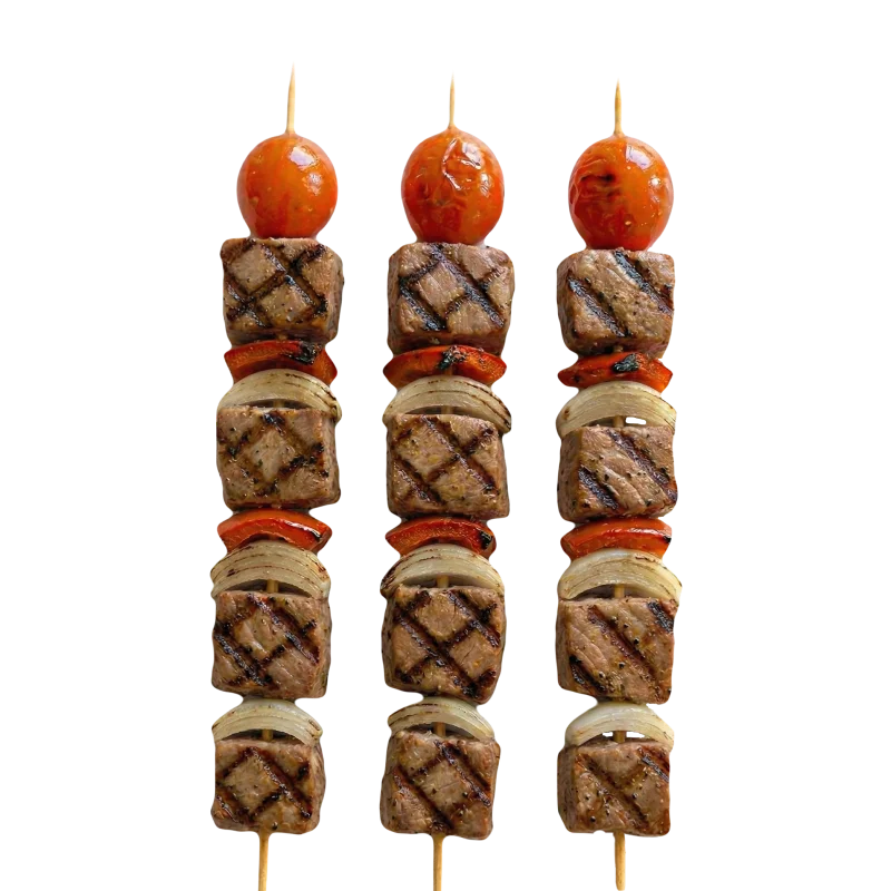 Tuna skewers at WINTER CAFE restaurant in Ungasan, Bali