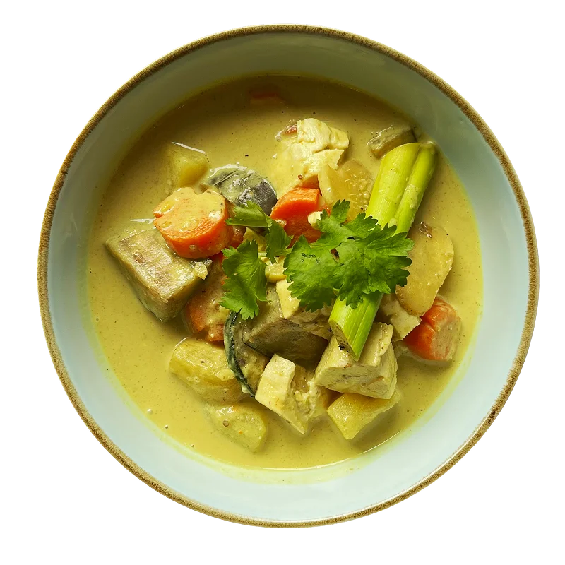 Vegetables Curry at WINTER CAFE restaurant in Ungasan, Bali
