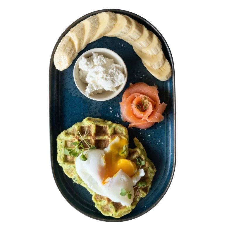 Waffle zucchini